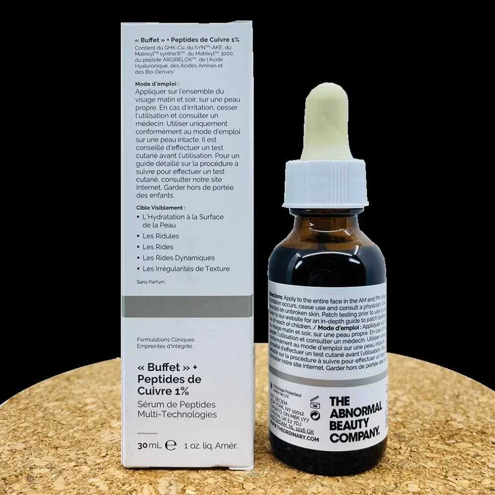 NWT ‼️ 3 X The Ordinary Buffet + Copper Peptides 1%, Anti-Aging Serum 1oz/30ml